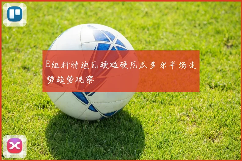 E组科特迪瓦硬碰硬厄瓜多尔半场走势趋势观察
